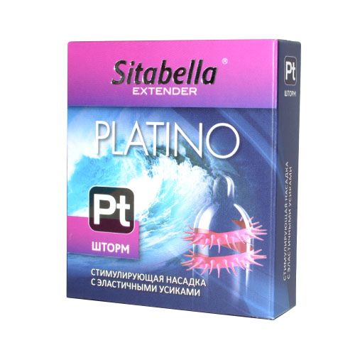 Стимулирующая насадка со спиралью из усиков Platino  Шторм - Sitabella - купить с доставкой в Тольятти