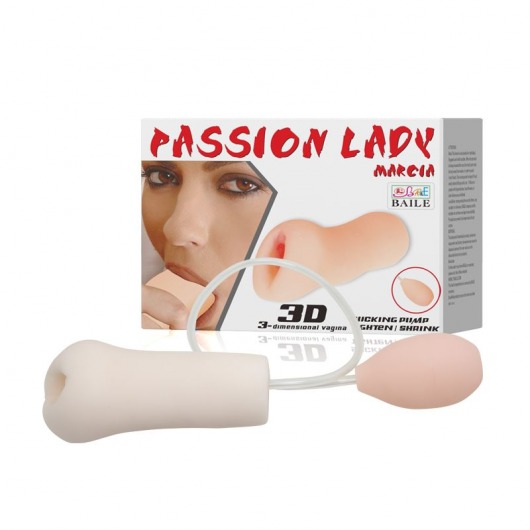 Мастурбатор Passion Lady Marcia с грушей для имитации посасывания - Baile - в Тольятти купить с доставкой
