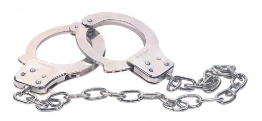 Наручники из металла с длинной цепочкой CHROME HANDCUFFS METAL HANDCUFFS W. KEY - NMC - купить с доставкой в Тольятти