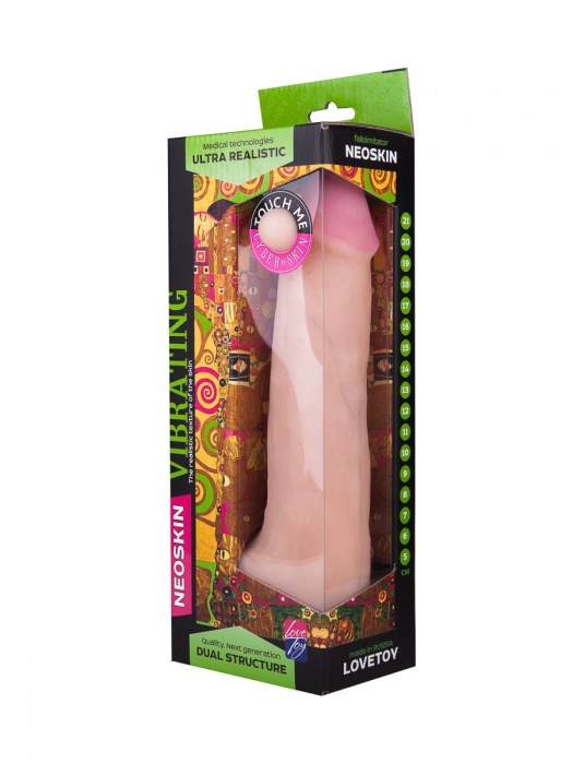 Вибратор реалистичной формы HUMAN FORM - 20,5 см. - LOVETOY (А-Полимер)