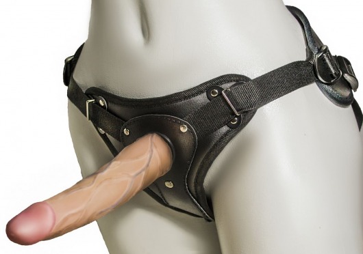 Женский страпон с вагинальной пробкой Woman Strap - 18 см. - LOVETOY (А-Полимер) - купить с доставкой в Тольятти