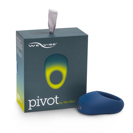 Синее эрекционное виброкольцо We-vibe Pivot - We-vibe - в Тольятти купить с доставкой