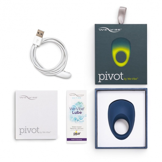 Синее эрекционное виброкольцо We-vibe Pivot - We-vibe - в Тольятти купить с доставкой