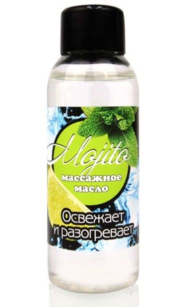 Массажное масло для тела Mojito с ароматом лайма - 50 мл. - Биоритм - купить с доставкой в Тольятти