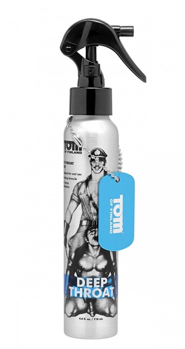 Спрей для лёгкого проникновения во время орального секса Tom of Finland Deep Throat Spray - 118 мл. - Доминирующее кольцо - купить с доставкой в Тольятти