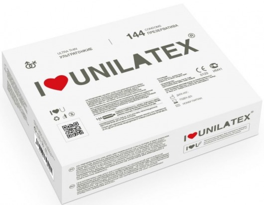 Ультратонкие презервативы Unilatex Ultra Thin - 144 шт. - Unilatex - купить с доставкой в Тольятти