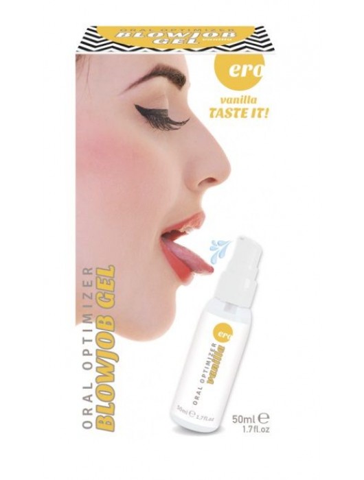 Увлажняющий гель для орального секса с ароматом ванили - 50 мл. - Ero - купить с доставкой в Тольятти