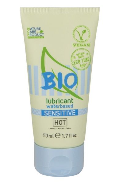 Органический лубрикант для чувствительной кожи Bio Sensitive - 50 мл. - HOT - купить с доставкой в Тольятти