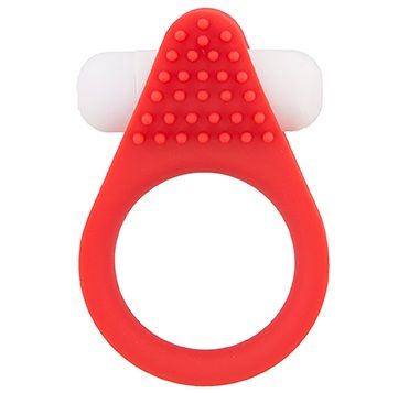 Красное эрекционное кольцо LIT-UP SILICONE STIMU RING 1 RED - Dream Toys - в Тольятти купить с доставкой