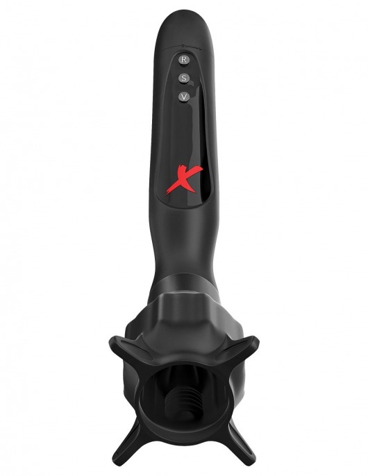 Чёрный вибростимулятор для головки члена с эффектом всасывания Vibrating Roto-Sucker - Pipedream - в Тольятти купить с доставкой