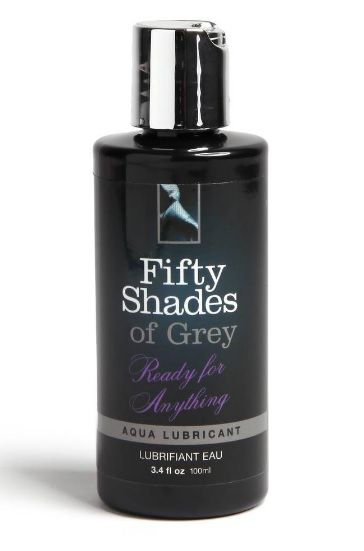 Лубрикант на водной основе Ready for Anything Aqua Lubricant - 100 мл. - Fifty Shades of Grey - купить с доставкой в Тольятти