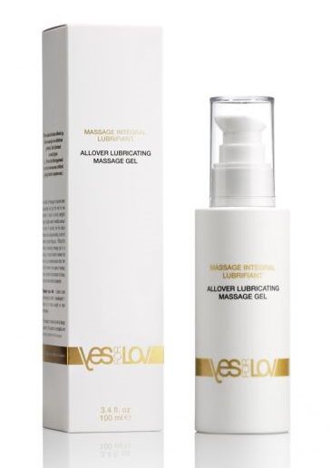 Массажный гель-смазка на силиконовой основе Allover Massage Gel - 100 мл. - YESforLOV - купить с доставкой в Тольятти