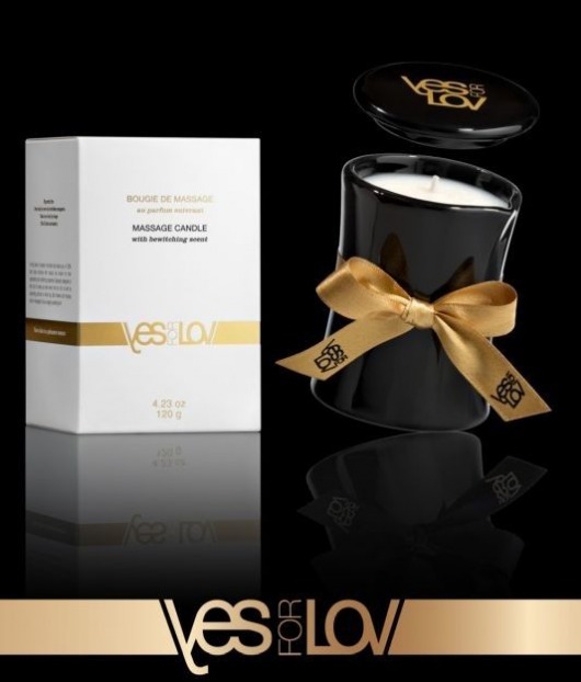 Массажная аромасвеча BEWITCHING MASSAGE CANDLE - 120 мл. - YESforLOV - купить с доставкой в Тольятти