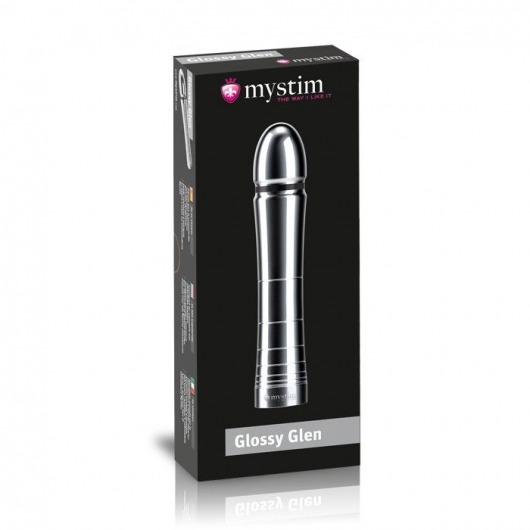 Фаллоимитатор для электростимуляции Glossy Glen Dildo - 14 см. - MyStim - купить с доставкой в Тольятти