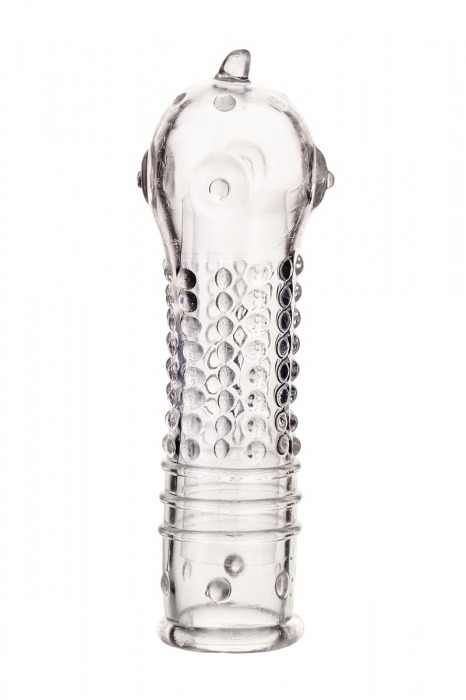 Прозрачная закрытая насадка на пенис TOYFA A-Toys - 14,7 см. - A-toys - в Тольятти купить с доставкой