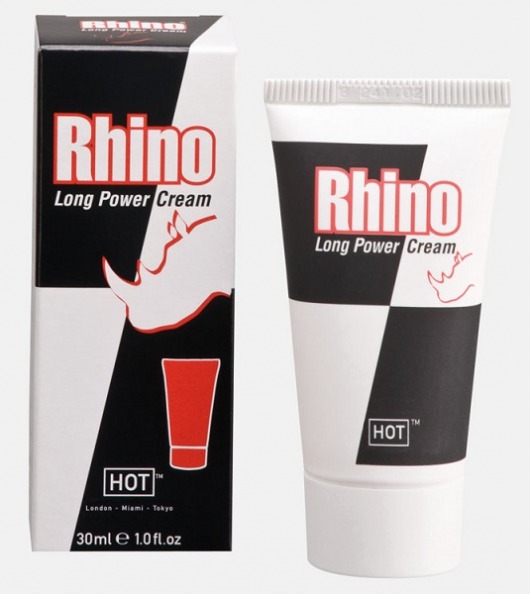 Крем-пролонгатор для мужчин Rhino - 30 мл. - HOT - купить с доставкой в Тольятти