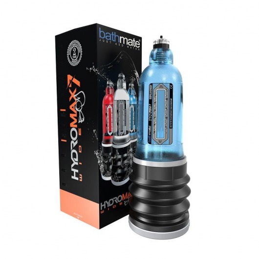 Синяя гидропомпа HydroMAX7 Wide Boy - Bathmate - в Тольятти купить с доставкой