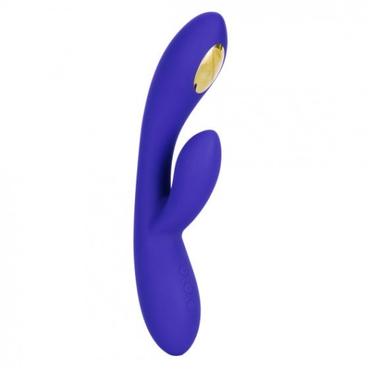 Фиолетовый вибратор с функцией электростимуляции Intimate E-Stimulator Dual Wand - 21,5 см. - California Exotic Novelties - купить с доставкой в Тольятти