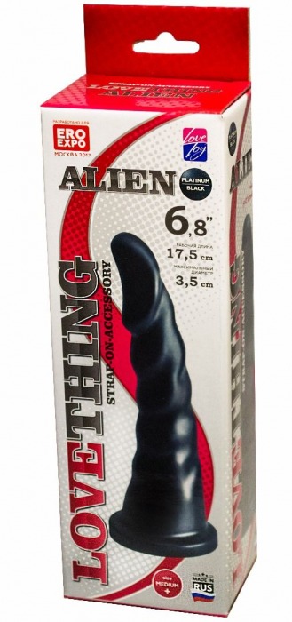 Насадка для трусиков харнесс Alien - 17,5 см. - LOVETOY (А-Полимер) - купить с доставкой в Тольятти