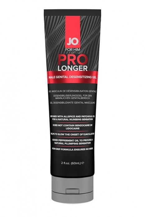 Гель-пролонгатор умеренного действия для мужчин JO Prolonger Gel – 60 мл. - System JO - купить с доставкой в Тольятти