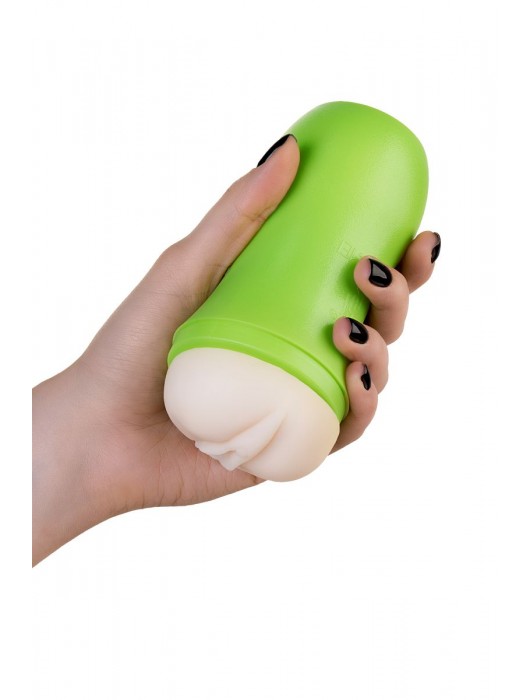 Мастурбатор-вагина A-Toys в зеленой колбе - A-toys - в Тольятти купить с доставкой