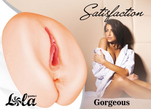 Мастурбатор с 2 тоннелями Satisfaction Gorgeous - Lola Games - в Тольятти купить с доставкой