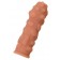 Телесная реалистичная насадка KOKOS Extreme Sleeve 11 с дополнительной стимуляцией - 12,7 см. - KOKOS - в Тольятти купить с доставкой
