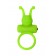 Зеленое эрекционное виброкольцо на пенис Cock Ring - A-toys - в Тольятти купить с доставкой
