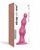 Розовая насадка Strap-On-Me Dildo Plug Beads size L - Strap-on-me - купить с доставкой в Тольятти