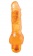 Оранжевый вибратор-реалистик JELLY JOY 7INCH 10 RHYTHMS ORANGE - 17,5 см. - Dream Toys купить в Тольятти с доставкой в Orgasmix.ru Оранжевый вибратор-реалистик JELLY JOY 7INCH 10 RHYTHMS ORANGE - 17,5 см. - Dream Toys