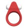 Красное эрекционное кольцо LIT-UP SILICONE STIMU RING 1 RED - Dream Toys - в Тольятти купить с доставкой