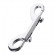 Серебристый двухсторонний карабин TOYFA Metal - ToyFa - купить с доставкой в Тольятти